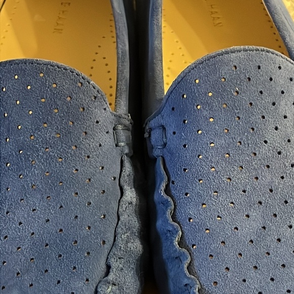 Cole Haan Women's Evelyn Driver Driving Style Loafer, Bright Cobalt Leather, 11B - Picture 7 of 10